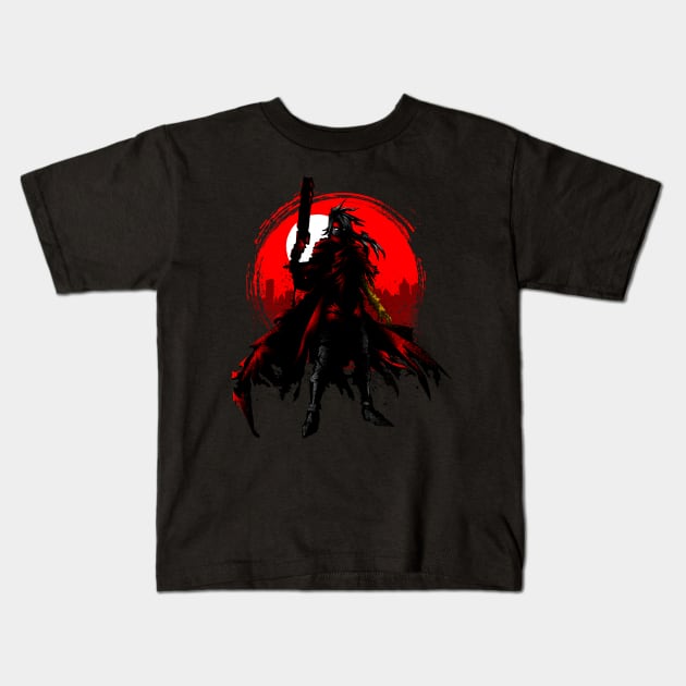 Dirge of Cerberus Kids T-Shirt by plonkbeast